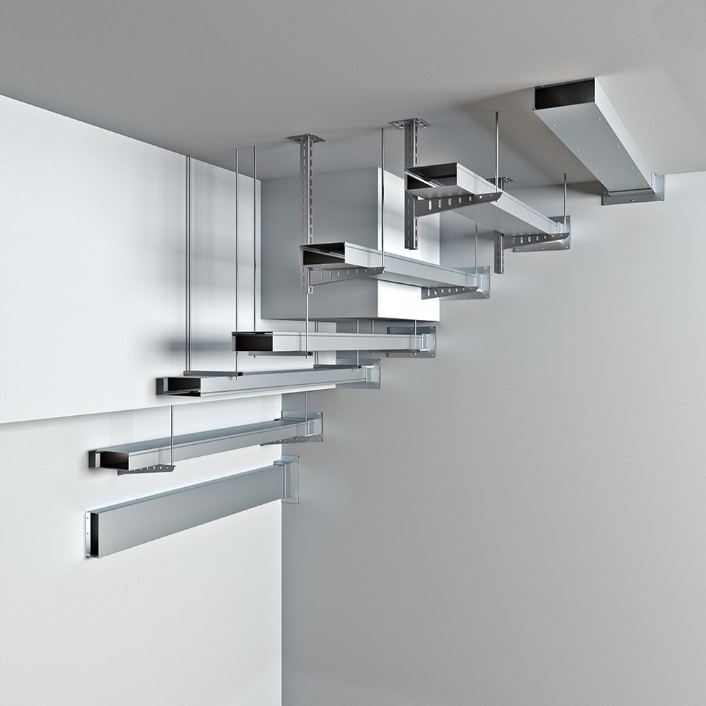 Symbolbild mit den Einbauoptionen des Brandschutzkanals.