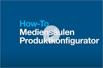 Screenshot Startbild How-To Video zum Mediensäulen Konfigurator mit Schwerpunkt Ansicht ändern