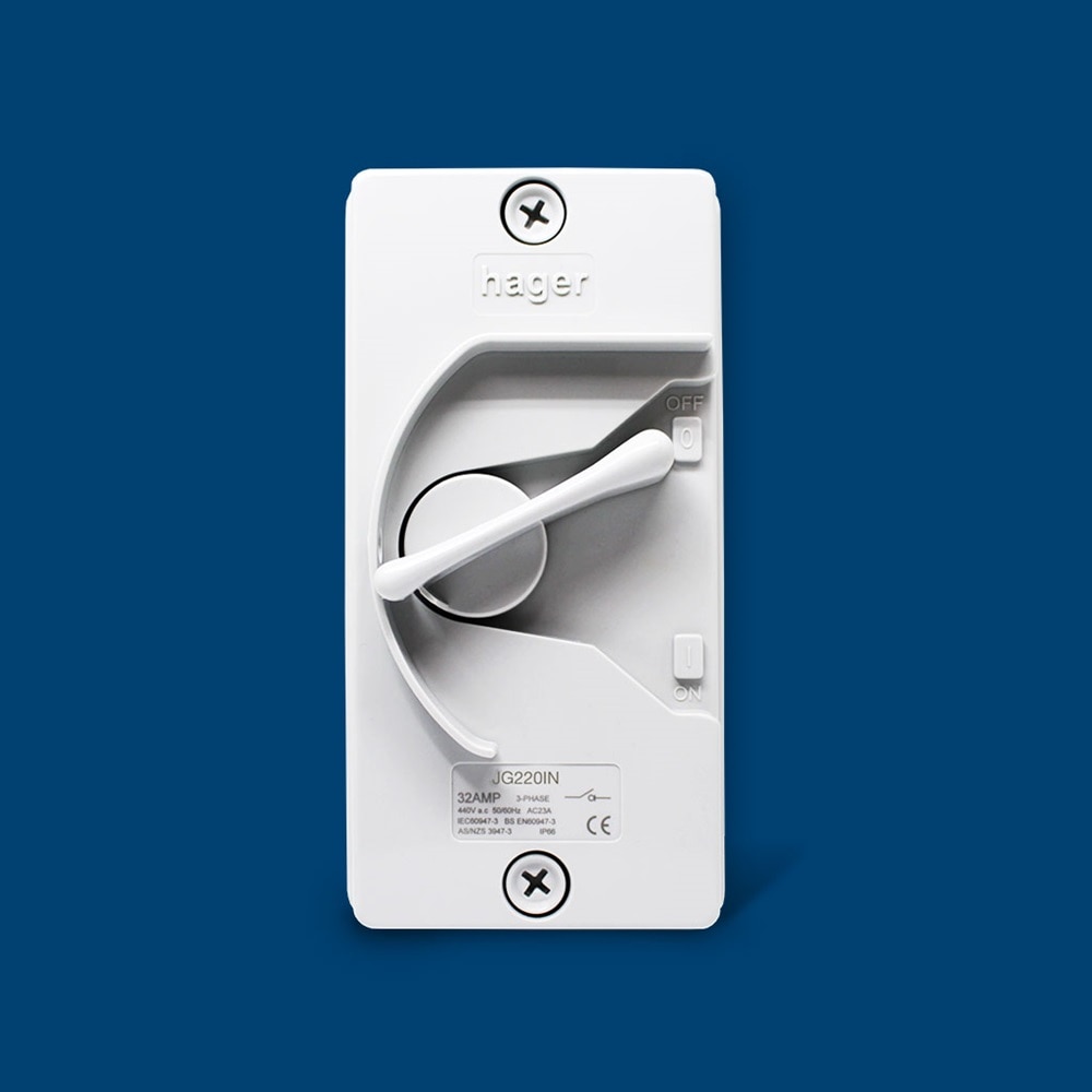Hager Weatheproof Isolators