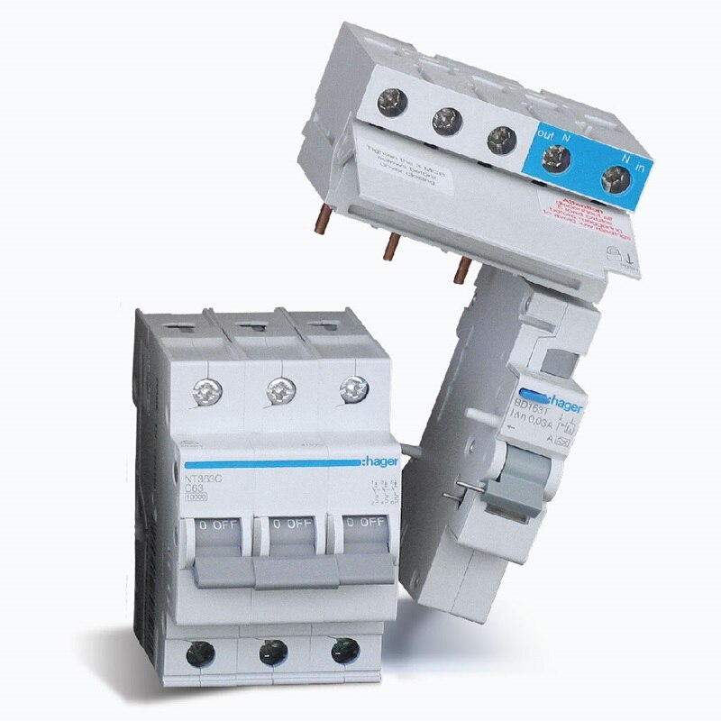 Commercial Residual Current Breaker with overcurrent