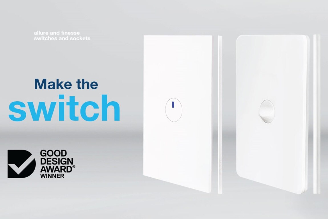 Good design award for switches and sockets