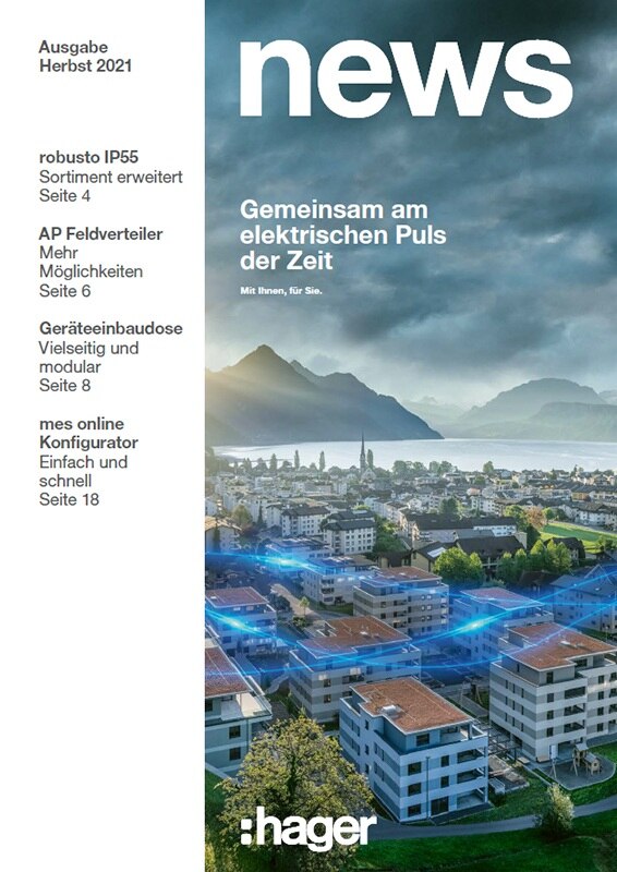 Hager Newsbroschüre Herbst 2021