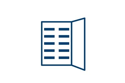 Illustration Kunststoff-Multimediafeld für Feldverteiler Unterputz von Hager