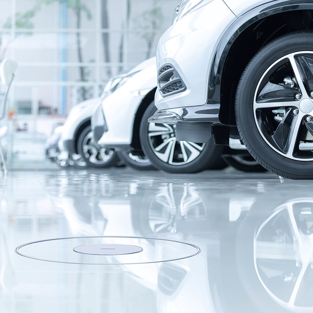 Bodendose Unterflur - Schwerlast mit Auto