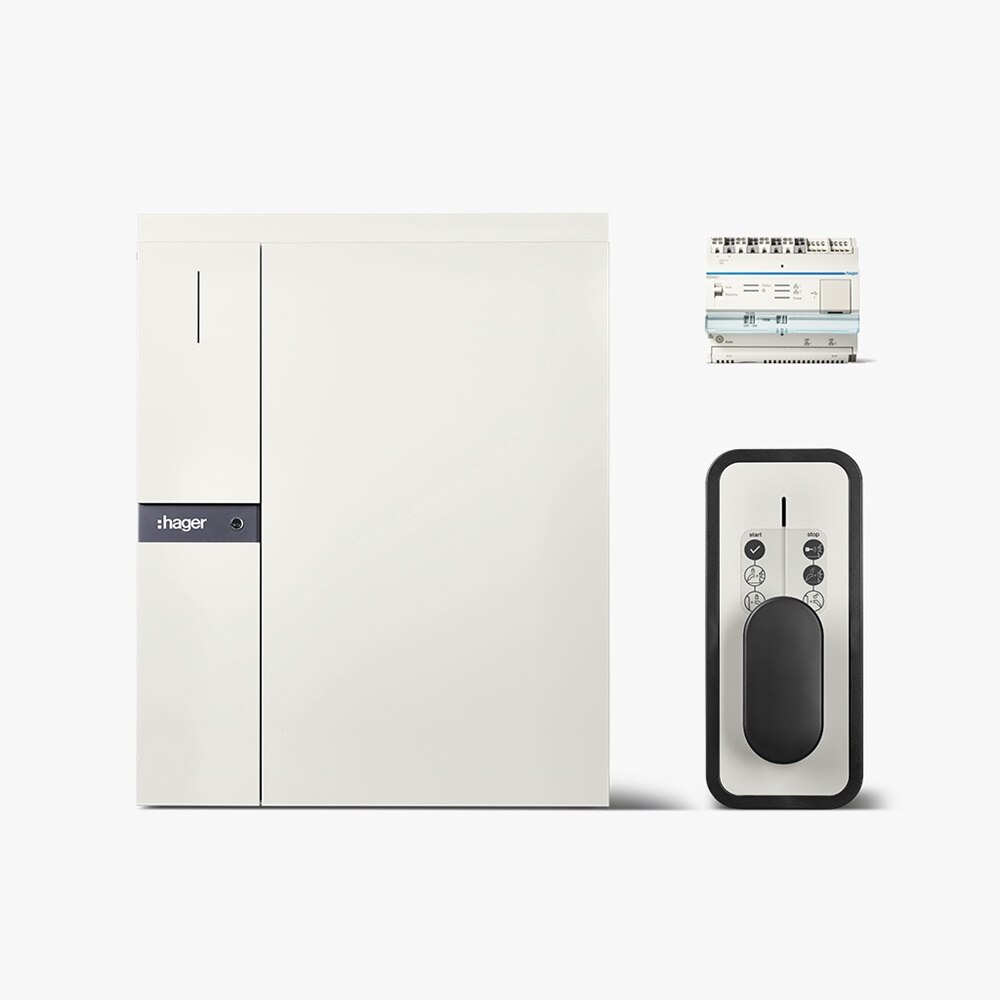 Abbildung des Energiespeichersystems von Hager.