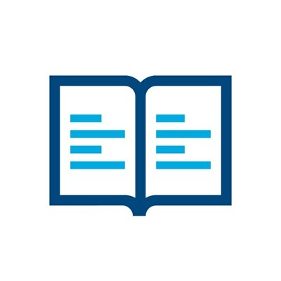 Icon eines offenen Notizbuches.