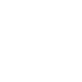 Symbol eines Hauses mit einem Baum und einer Sanduhr, steht für umweltfreundliches Bauen und Energieeffizienz