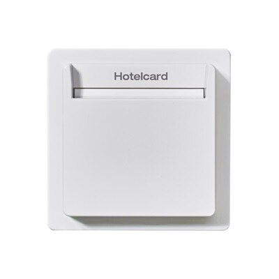 Höchster Komfort im Jugendhotel AUGUSTIN mit Hotelcard-Schalter und Notrufset der Schalterserie Berker Q.3