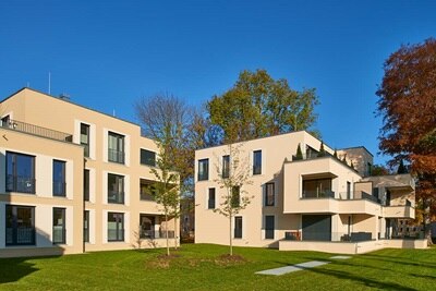 Außenansicht Patrizia Provinopark in Augsburg als Hager-Referenz.