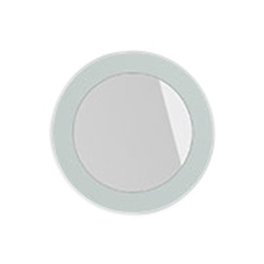 Frontansicht Berker LED Dimmer im 1fach Rahmen des Schalterprogramms Berker Serie R.classic.