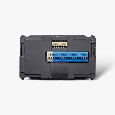 Frontalansicht Rufstaster-Anschlussmodul für Elcom Außenstationen