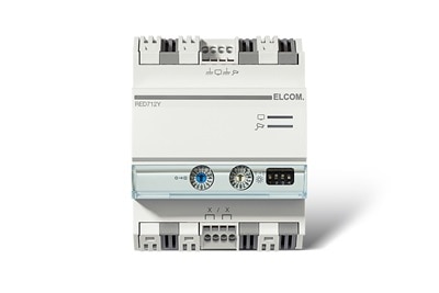 Frontalansicht Elcom RED712Y Video-Umsetzer für 2Draht Türsprechanlagen mit zahlreichen Schnittstellen