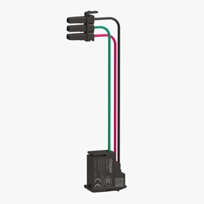 Schrägansicht Hager HWX040H Hilfsschalter, Zubehörteil für offene Leistungsschalter Produktfamilie HW+