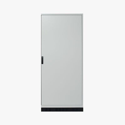 Frontalansicht geschlossener Hager unimes H Basis- und Eckschrank für Energieverteilung bis 1.600 A