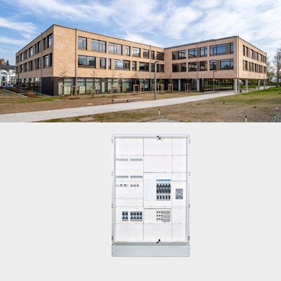 Beispielanwendung Hager univers N Hochstromsystem für Zweckbauten