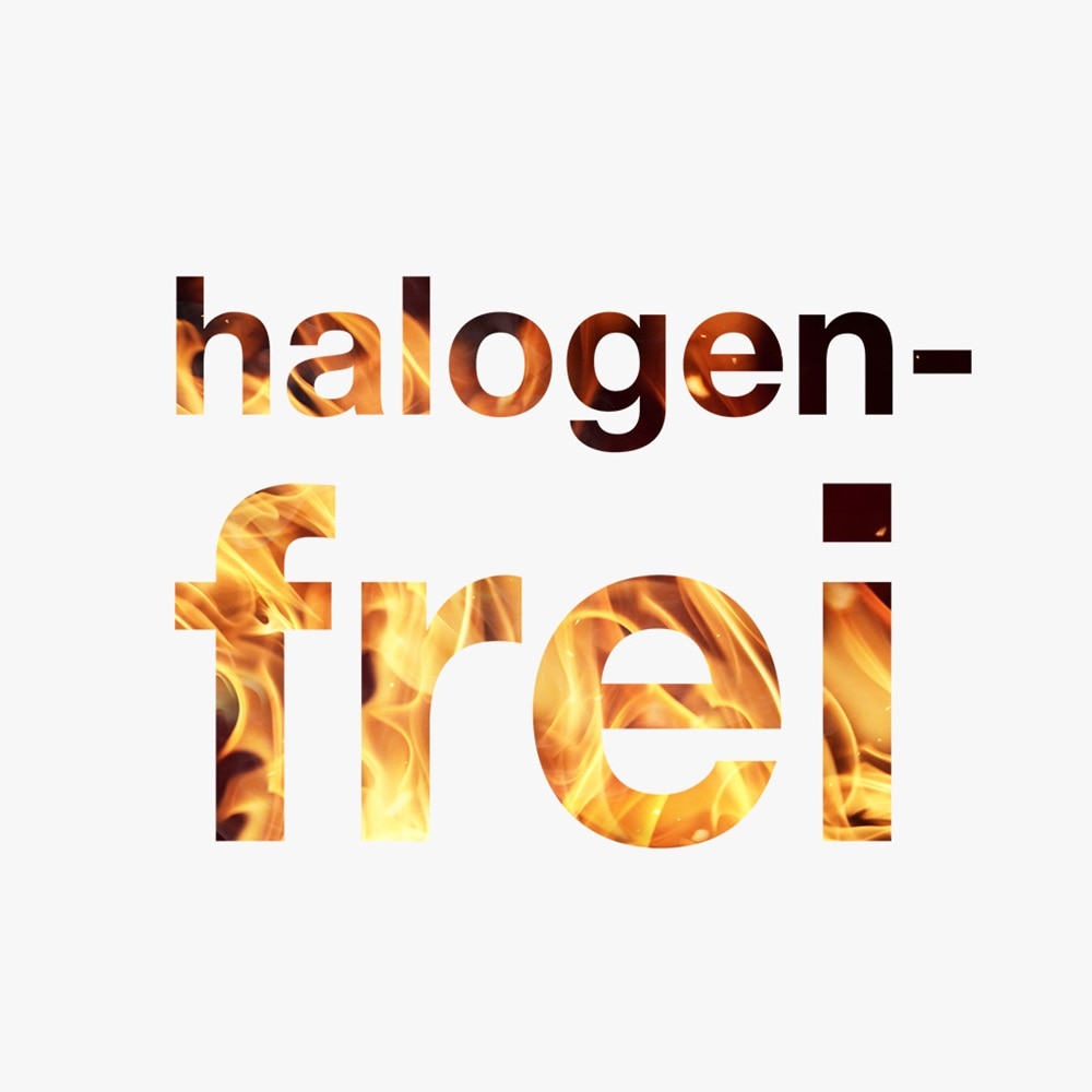 Symbolbild für halogenfrei