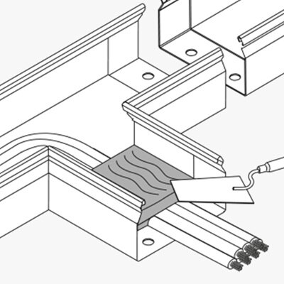 Illustration vom Brandschutz-Mörtel BSM