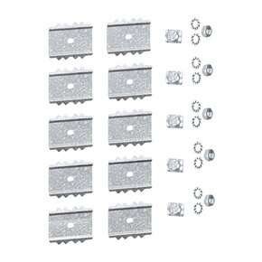 Übersicht Hager LFS308 Set mit 10 Kupplungen für tehalit Leitungsführungskanäle