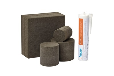 Brandschutz-Platten und Stopfen