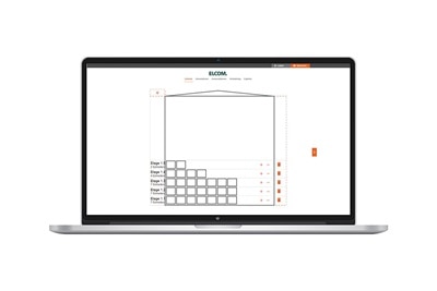 Laptop mit Elcom 2Draht Systemkonfigurator