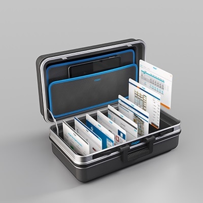 Symbolbild digitale Toolbox für die Elektroplanung von NSHV bis 4.000 A im Gewerbebau