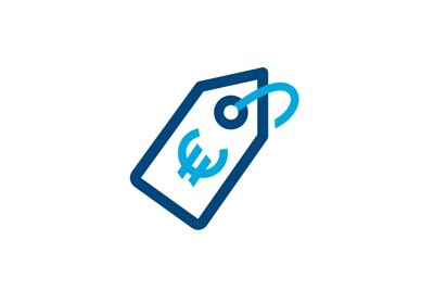 Icon eines Discount-Etiketts.