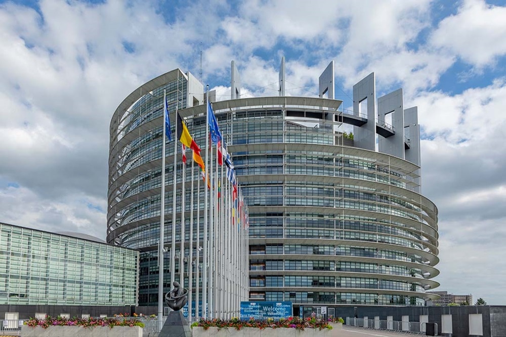 Das Europäische Parlament in Straßburg