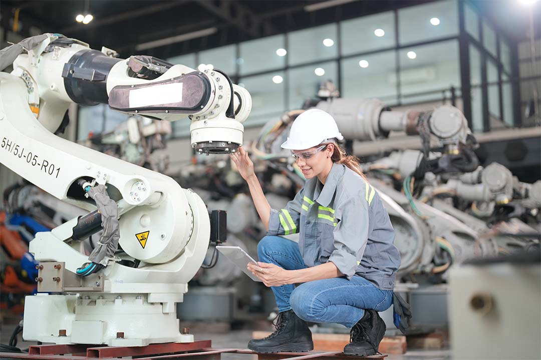 maintenance of a connected industrial machine
