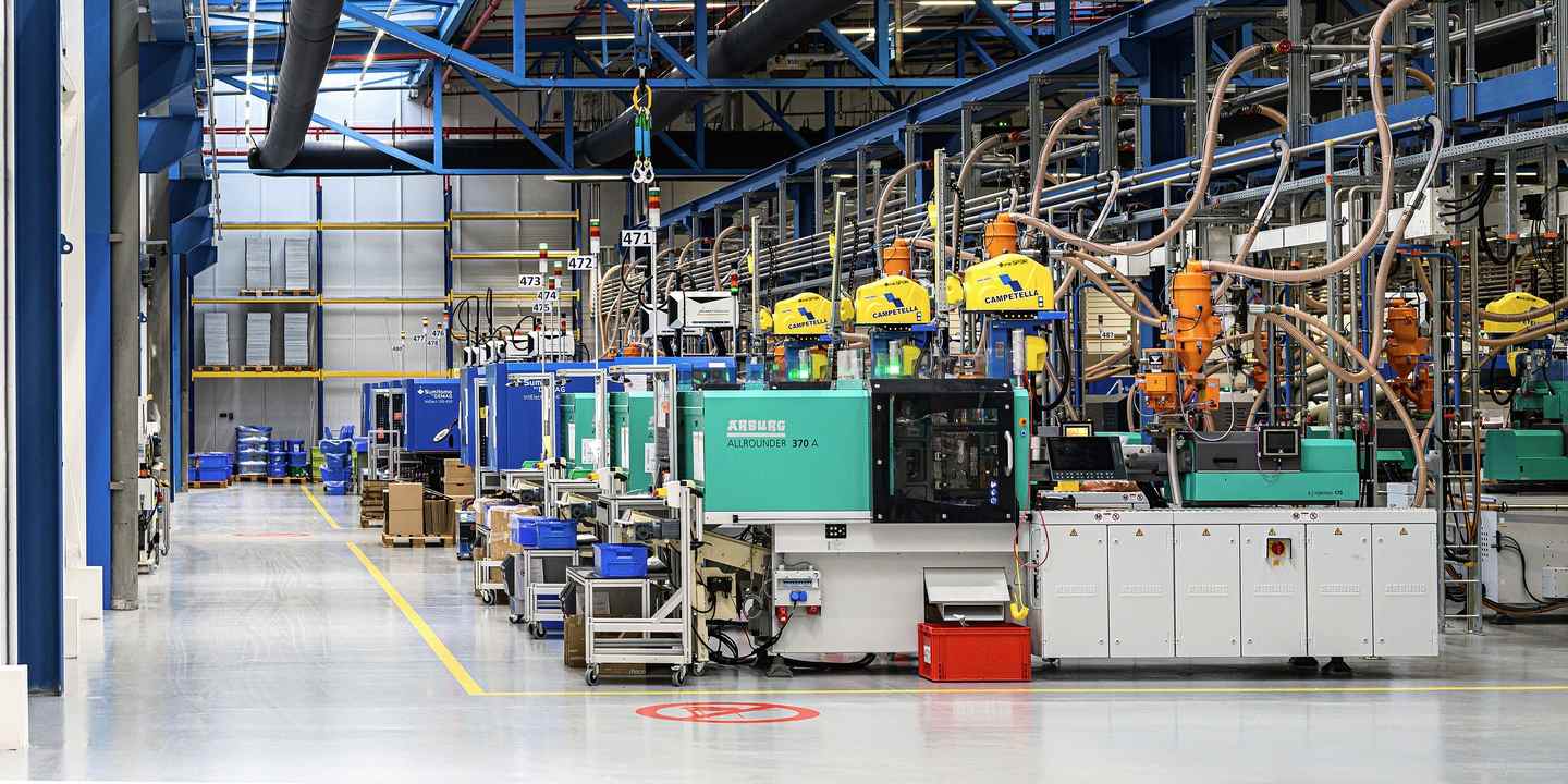 Produktionsstätte von Hager 