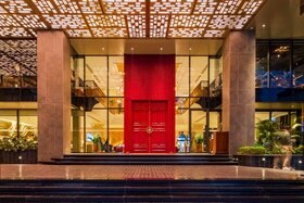 Hager Group Red front door of Grand Mercure Hanoi