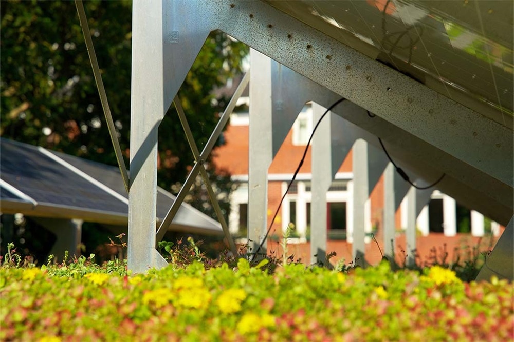 Hager Group Solar panels on the ground