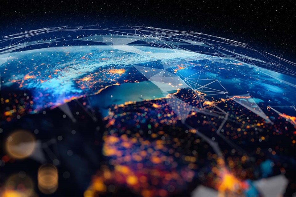 HAger Group Earth view from a satelite