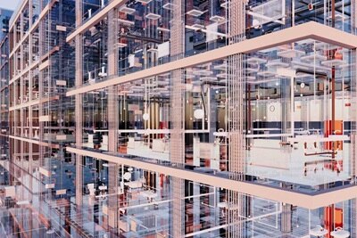 Detailed digital model of a construction project created using the Building Information Modeling methodology 2