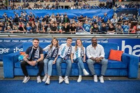 Hager Group Hager Sofa with winners of the RCSA vs PSG of the RCSA vs PSG competition