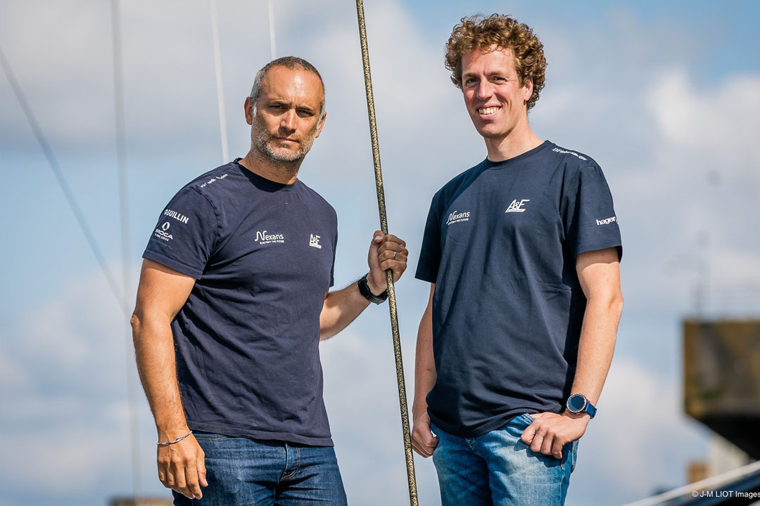 Hager Group Fabrice Amedeo embarks German Navigator Andreas Baden on Transat Jacques Vabre