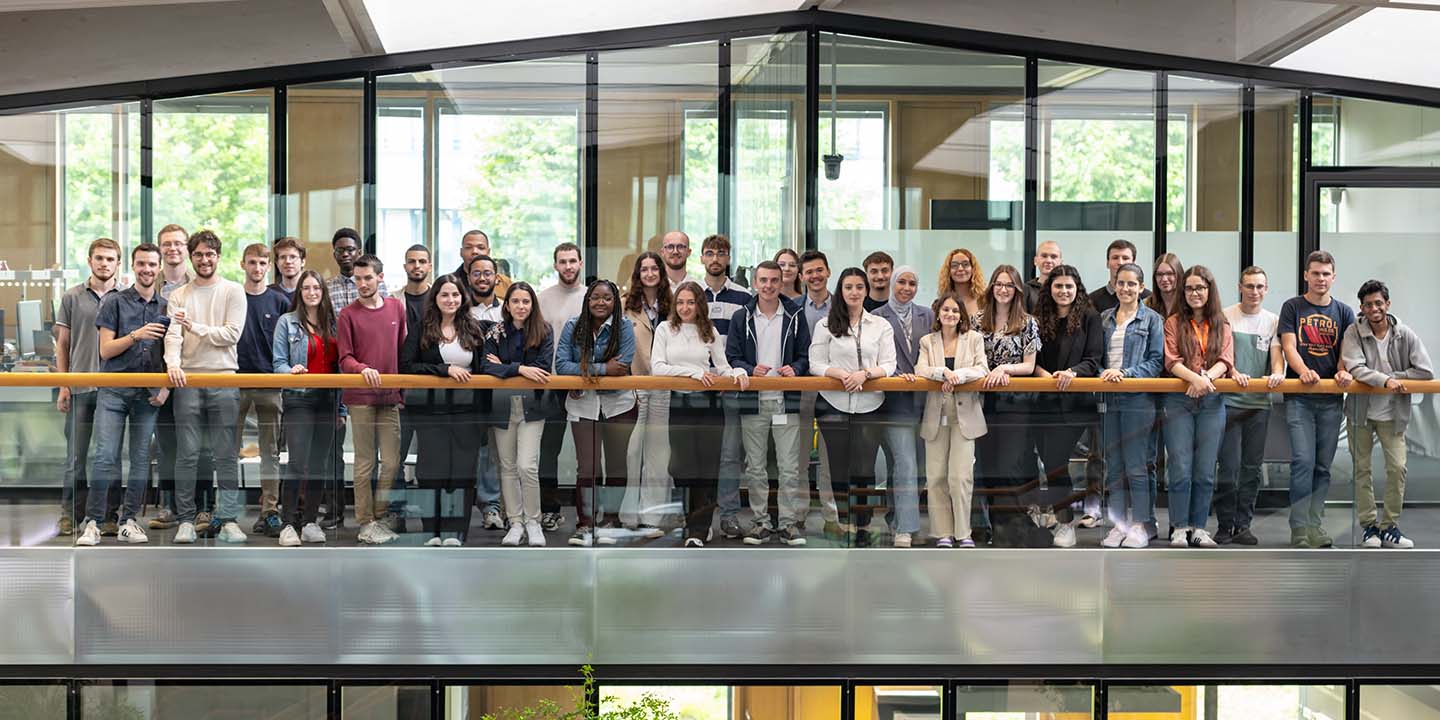 young employees standing in the hager office 4