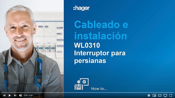 Hager cambio interruptor sfl116 ip20 series cambio de instalación interruptores 