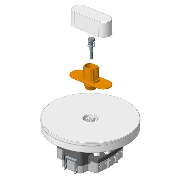 Gráfico pieza berker series iluminadas
