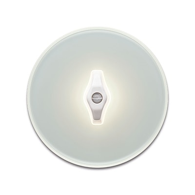 berker serie glass iluminada (blanco)