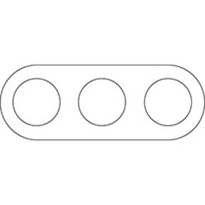 berker Serie R.classic / 3 módulos