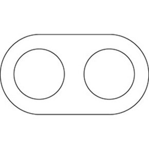 berker Serie 1930 / 2 módulos B