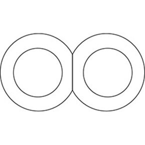 berker Serie Glas / 2 módulos