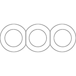 berker Serie Glas / 3 módulos