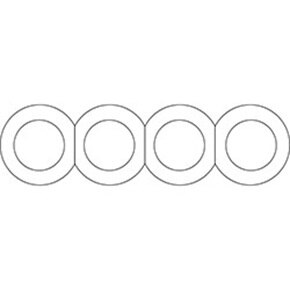 berker Serie Glas / 4 módulos