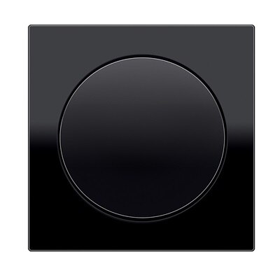 interrupteur noir avec touche rond