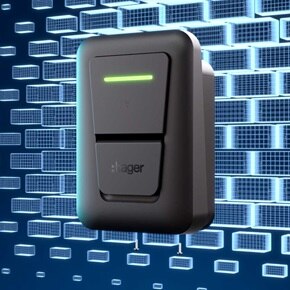 borne de recharge en noir