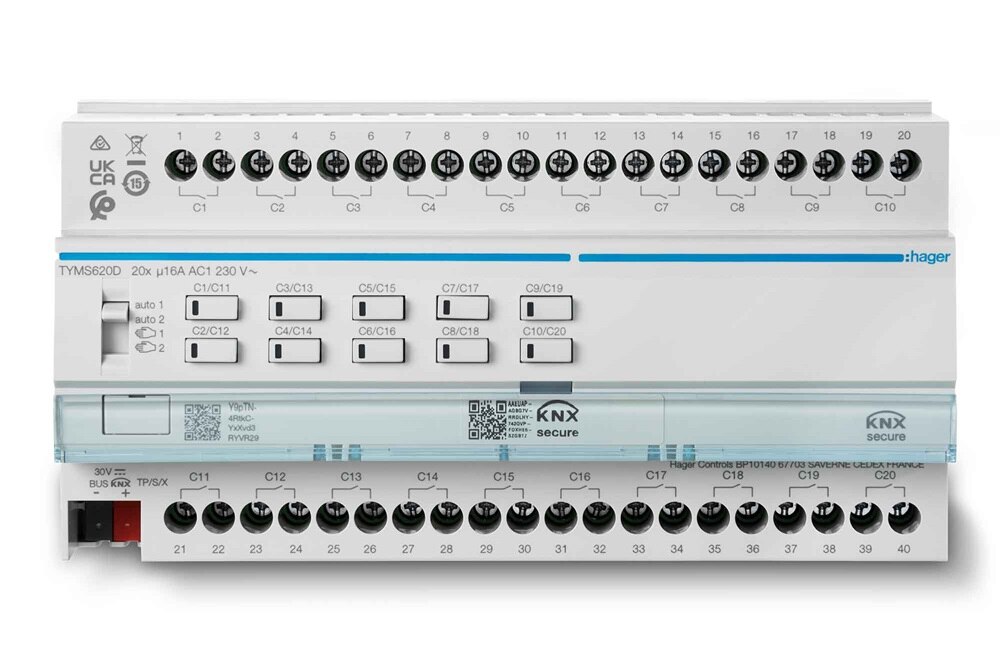produit hager contacts knx secure 16 A