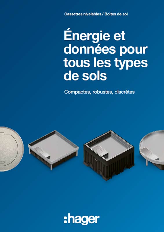 Hager Cassettes nivelables boîtes de sol