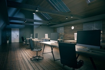 Bureau nuit obscurité