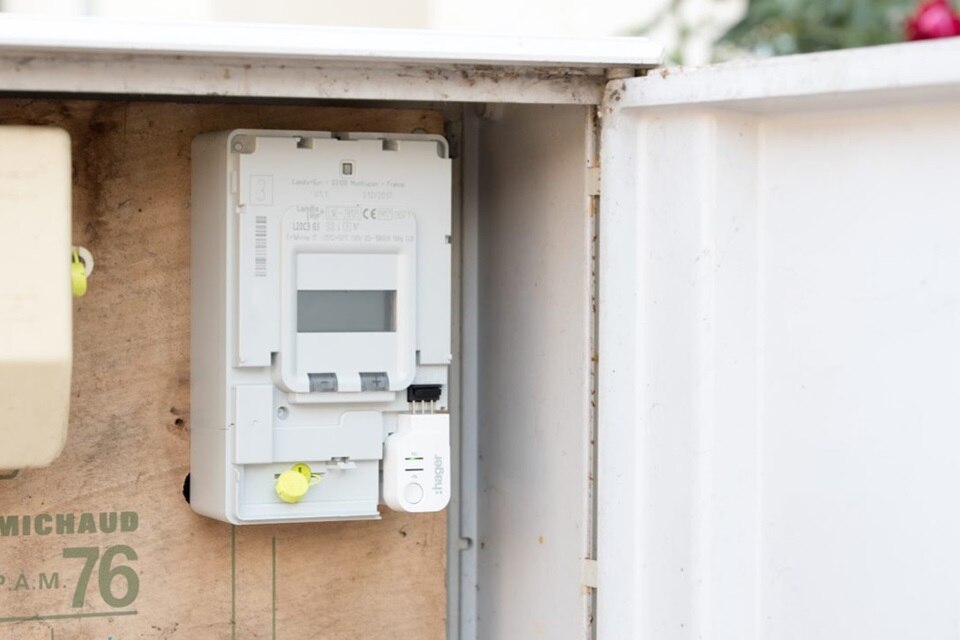 TIC radio Hager a integrer directement sur le compteur Linky